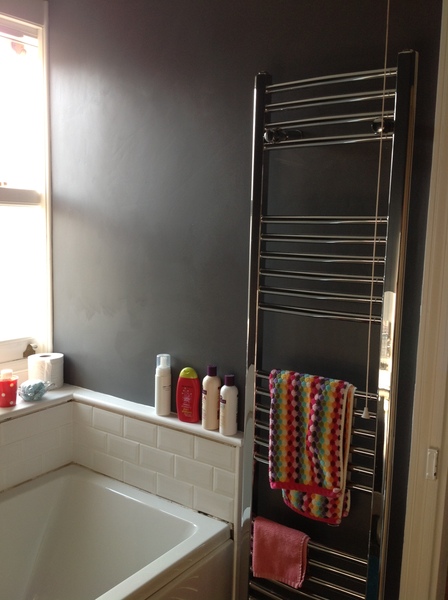 Does anyone have a dark dramatic bathroom?