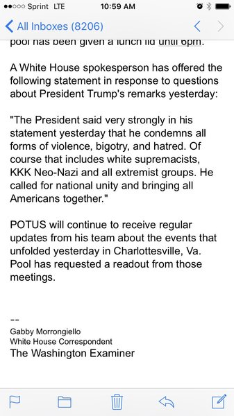 We're not on a 17 day vacation, not us. We have meetings and calls! Now where did that golf ball go?...Trump cont.