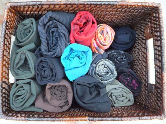 How do you store your opaque tights?