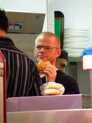 To eat a burger with my hands?