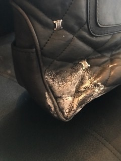 OH MY GOD Mould is growing on the outside of my stunning designer bag