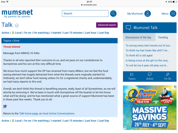 Why has Mumsnet HQ retroactively edited four deleted messages?
