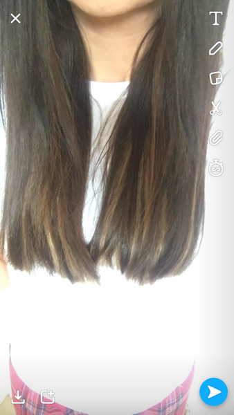 To think my hair looks like shit? I've paid £350 for this..