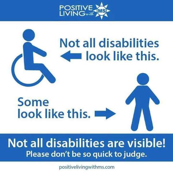 To ask all disabled drivers to do the following?
