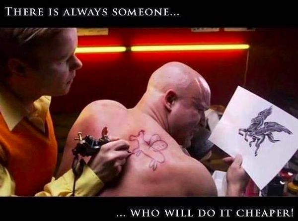 To be getting increasingly irritated by tattoos?
