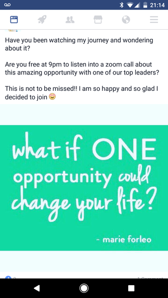 MLM Botwatch 30 : A new thread (the 30th!) for people who are worried about relatives or friends who have turned into 'bots' by joining an MLM
