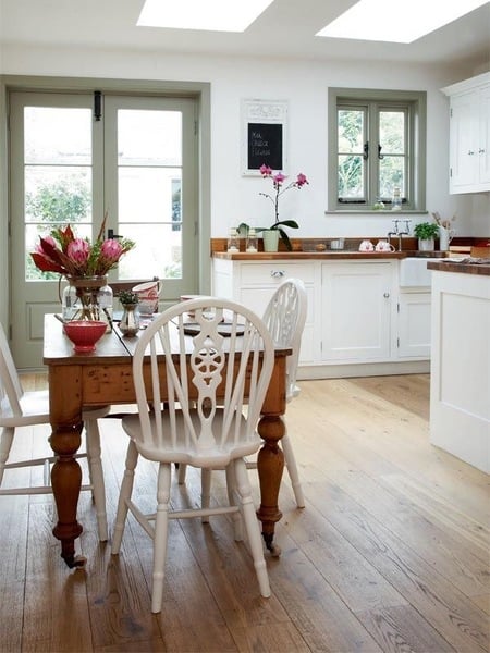 Help...adding colour to a white and mint kitchen