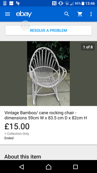 Cushion for rocking chair