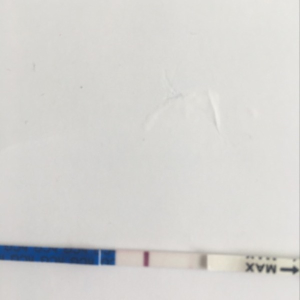 Very faint tests what gives?