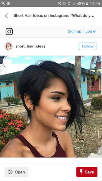 Short hair on woman over 40.