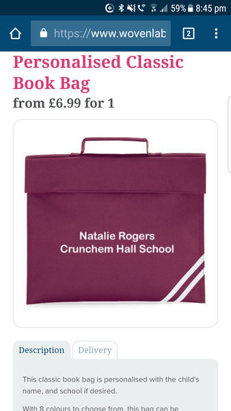What rucksack do your yr 4,5,6 dds us for school?