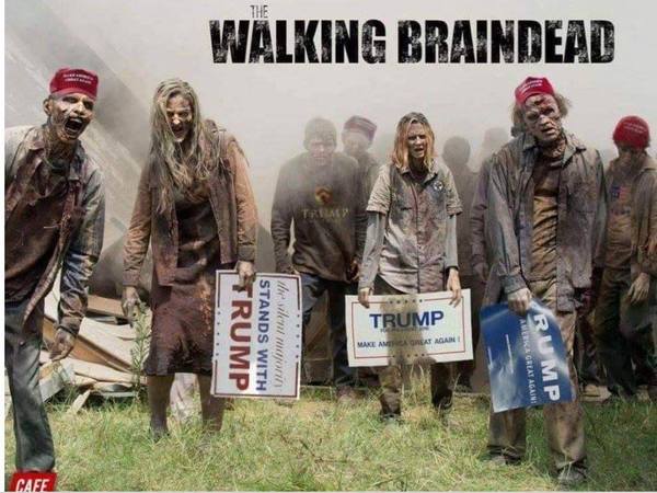 Is this just real life? Is this just fantasy? ScaraMooch, keep your hands away from me. Trump continued