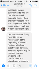 sparkly labcoats