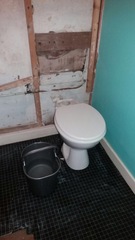 No flushing toilet - insurance claim