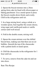Can we talk cheese cake? Advice