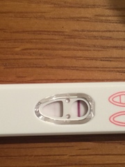 FAint line on Superdrug  early detection test and then negative clearblue yesterday. Period