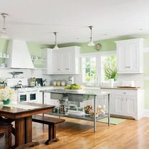Help...adding colour to a white and mint kitchen
