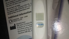 Very faint tests what gives?