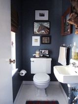 Does anyone have a dark dramatic bathroom?