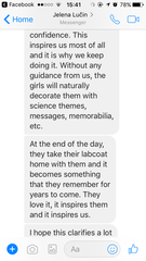 sparkly labcoats