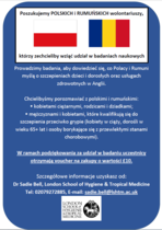 Understanding vaccination uptake and health service access amongst Polish and Romanian communities.
