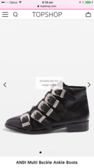 Damaged Topshop Boots