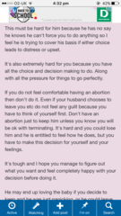 AIBU Not to  want a termination at 19 weeks just because DP 'Doesn't want a baby yet'?