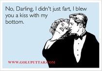 To ask her to say 'pardon me' ?