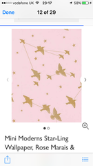 Pink, gold stars, geometric patterns... help