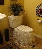 To not let vistors use my toilet