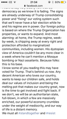 We're not on a 17 day vacation, not us. We have meetings and calls! Now where did that golf ball go?...Trump cont.
