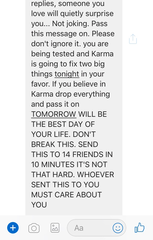 To be annoyed when apparently reasonable and intelligent people share blatantly false 'warnings' on FB.