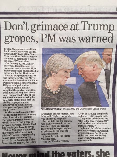 In the dim corner, we have Trump! In the dictator corner, we have Kim! Or is that mixed up?