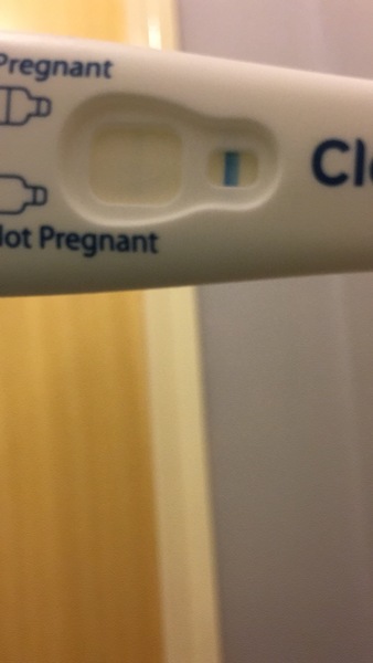 Faint positive test?