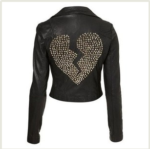 Is this corny? Studded Leather Jacket pic inside