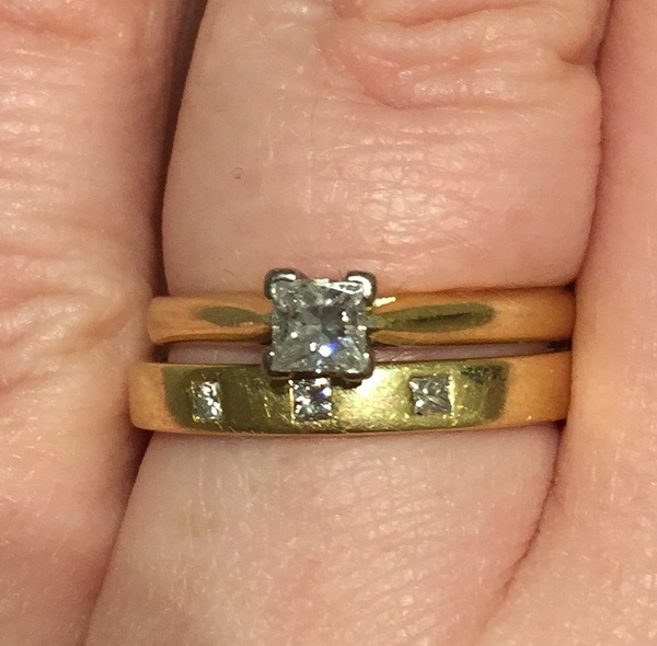 Princess Cut Eternity Ring