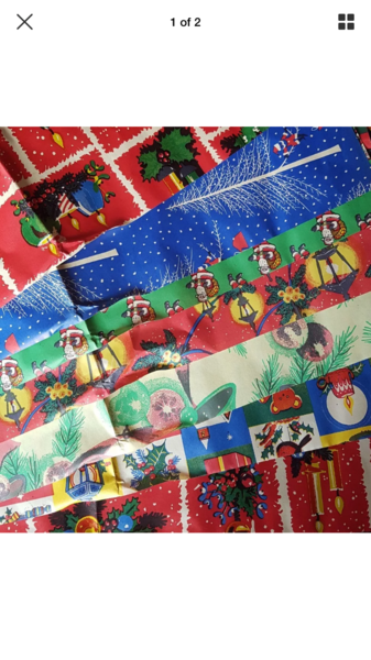Wrapping paper theme- let's pretend we don't just grab some from the supermarket