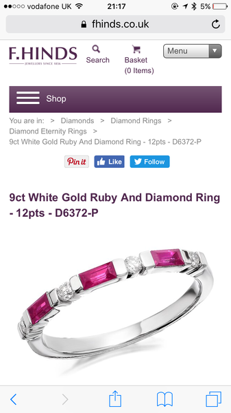 Princess Cut Eternity Ring