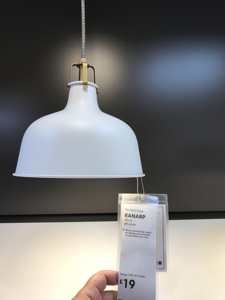 Painting a pendant lightshade