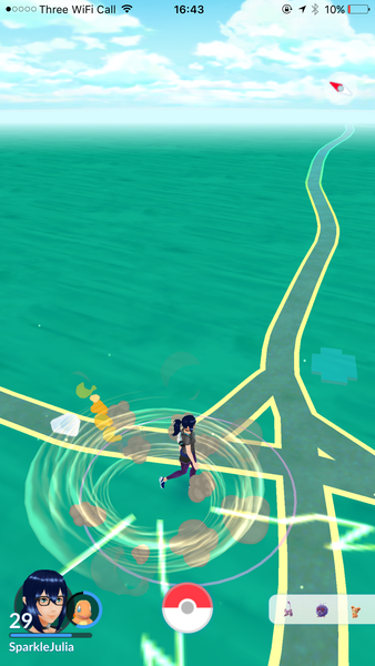 Pokemon Go #12: "It's in the trees! It's coming!" The Houndooms of love are calling me (to join in a raid).