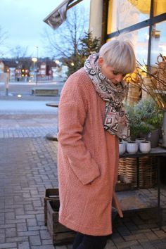 Pink winter coat