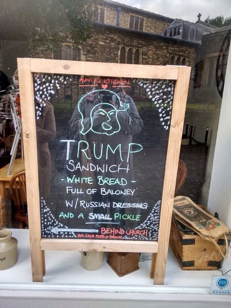 In the dim corner, we have Trump! In the dictator corner, we have Kim! Or is that mixed up?