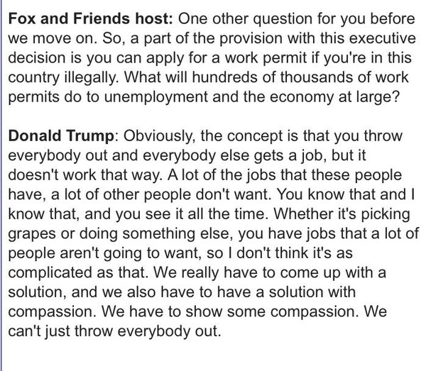 In the dim corner, we have Trump! In the dictator corner, we have Kim! Or is that mixed up?