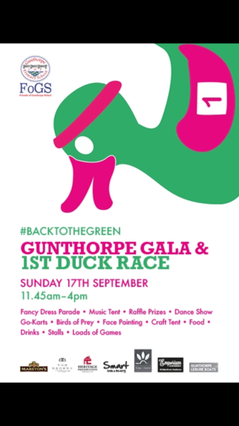 Gunthorpe Gala and duck race! 17th September