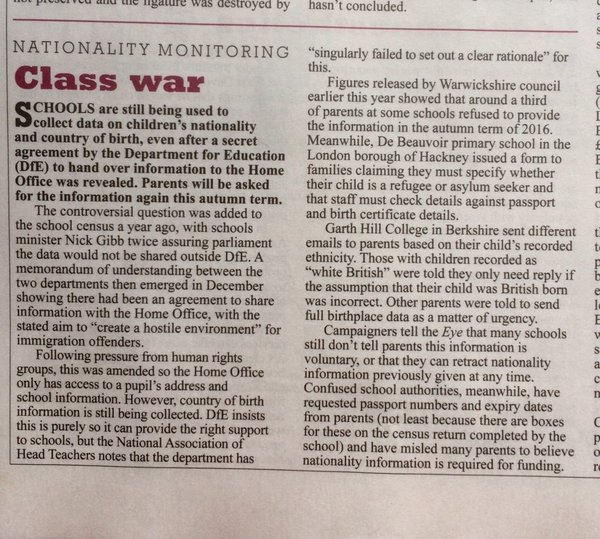 Westminstenders: The wrong homework