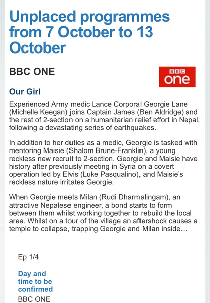 Our Girl & Captain James Addicrs XLII