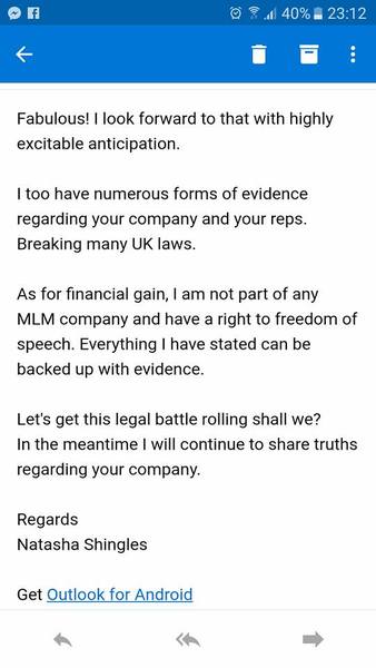 We are fully registered - no yawning allowed - it's MLM  Botwatch 32!