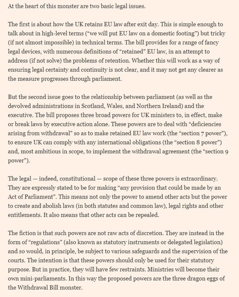 Westminstenders: The wrong homework