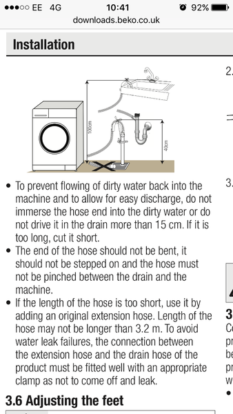 Horrible smell in and around washing machine