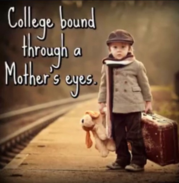 Mothers ott reaction to Child going to school...get a grip